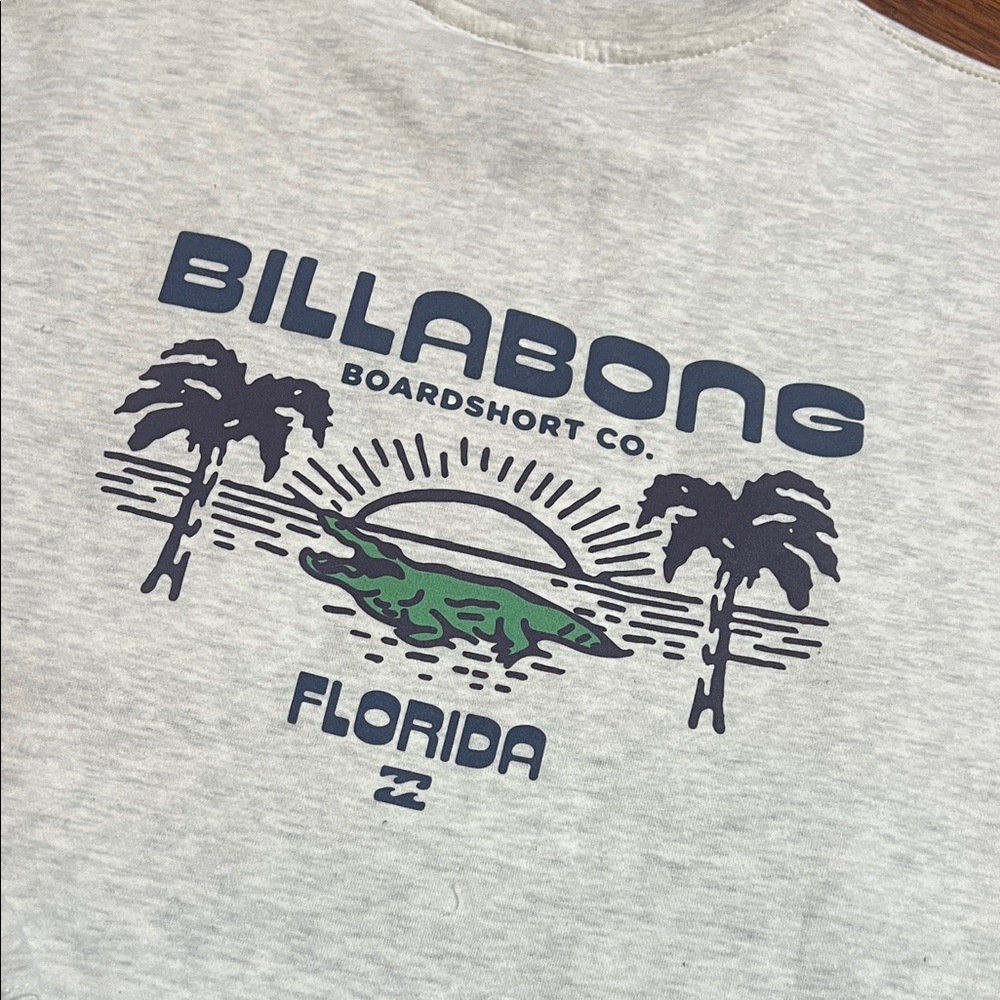 Billabong Florida Crewneck Sweatshirt | Heather Gray | L | NWT - Picture 5 of 5